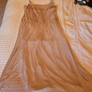 Target Silver Slip Dress XXL
